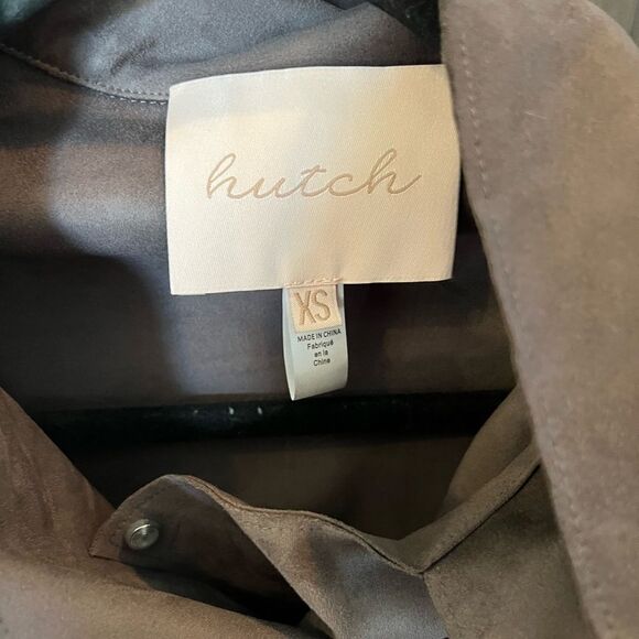 HUTCH FAUX SUEDE MOTO JACKET - Picture 4 of 6